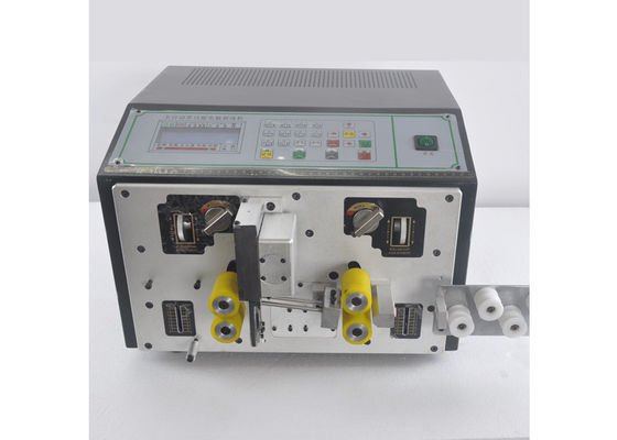 Linha eletrônica corte da bainha do fio da máquina de corte do computador automático e máquina de descascamento