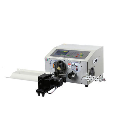 3 em 1 máquina de processamento automática do fio para cortar o descascamento e a torção