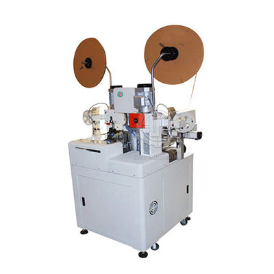 Máquina de friso do terminal automático do Dobro-lado do cabo de fita do cabo liso