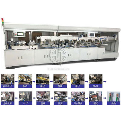 Classificação totalmente automático do CCD de 300pcs/H Lan Cable Crimping Machine With