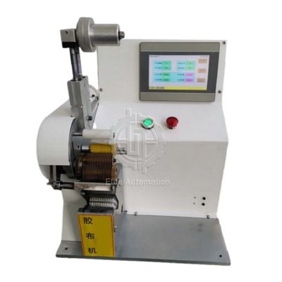 Pressão de ar 0.5-0.6MPa livre do enrugamento semi automático da máquina de envolvimento da fita do ponto do fio