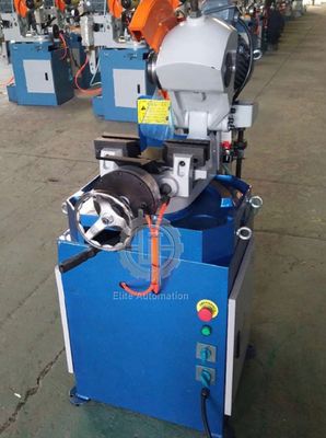 190kg pneumático alimentação automática do manual da máquina de corte do tubo de 90 graus