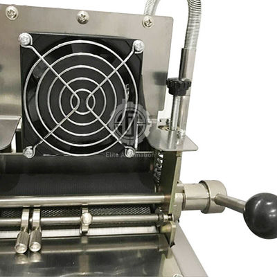 A matéria têxtil cerca a máquina de corte quente 100-120pcs/do Webbing da faca Min Cutting Speed