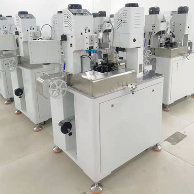 Máquina terminal multifuncional de duas cabeças para a pressão paralela do único fio